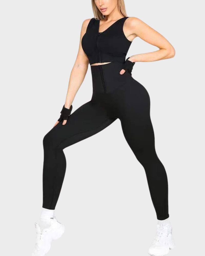 BlissShe® Eco-comfort Waistband Leggings