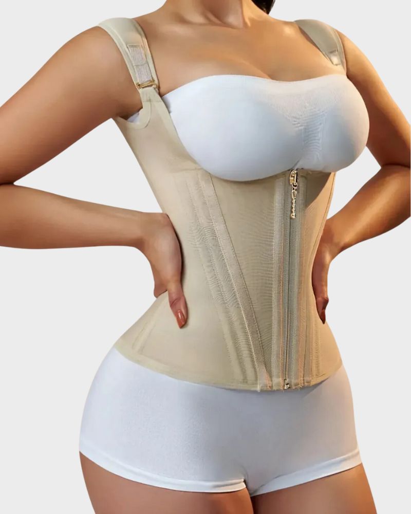 BlissShe® Double Waistband Corset Vest