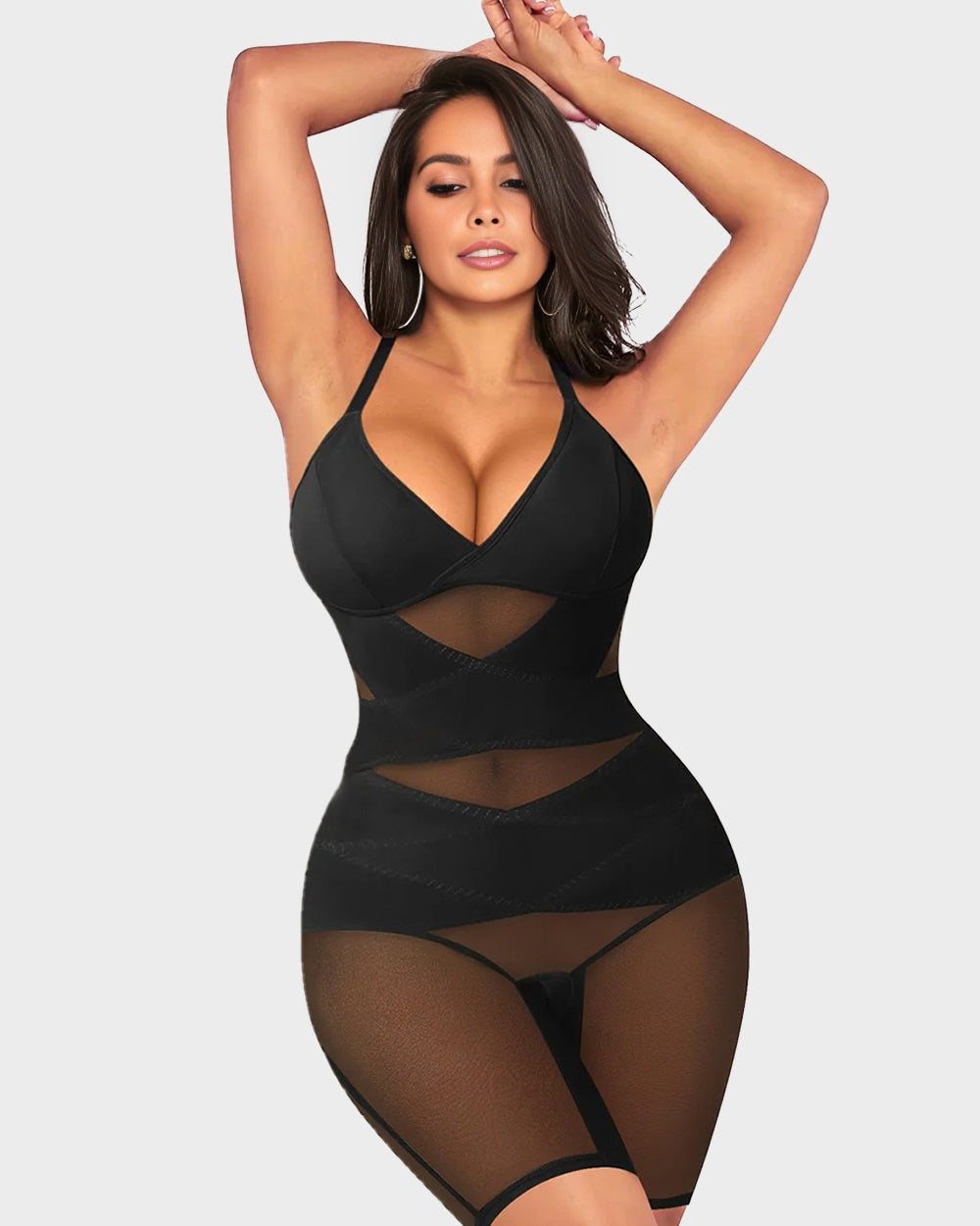 BlissShe® V Neck Mesh Breathable Shapewear