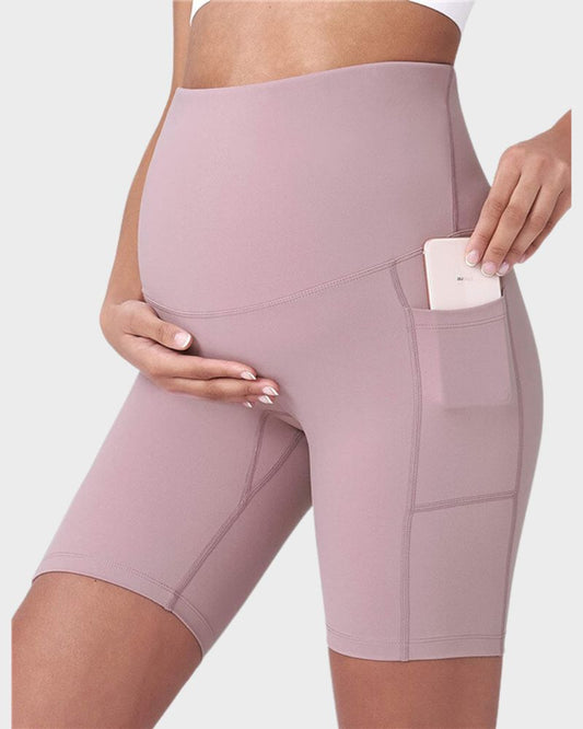 BlissShe® Ultraweiche, dehnbare Schwangerschafts-Yoga-Shorts