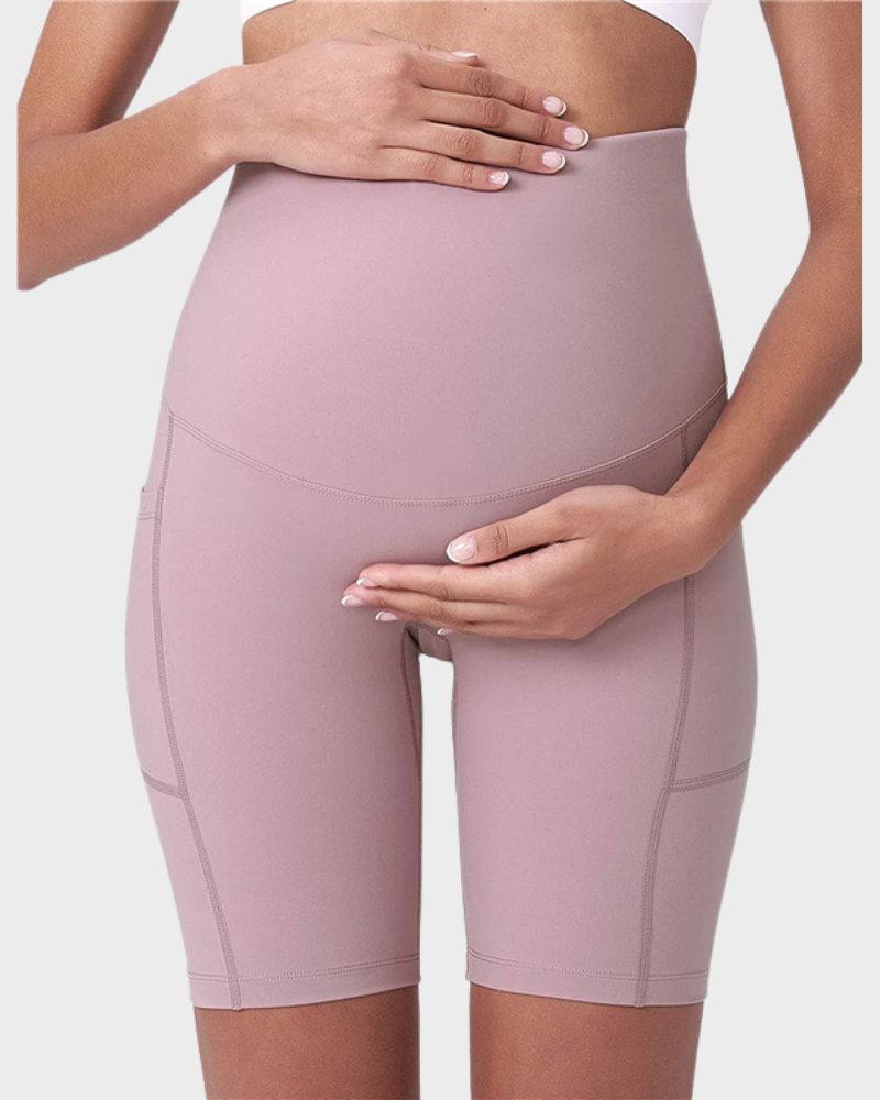 BlissShe® Ultra-Soft Stretchy Maternity Yoga Shorts