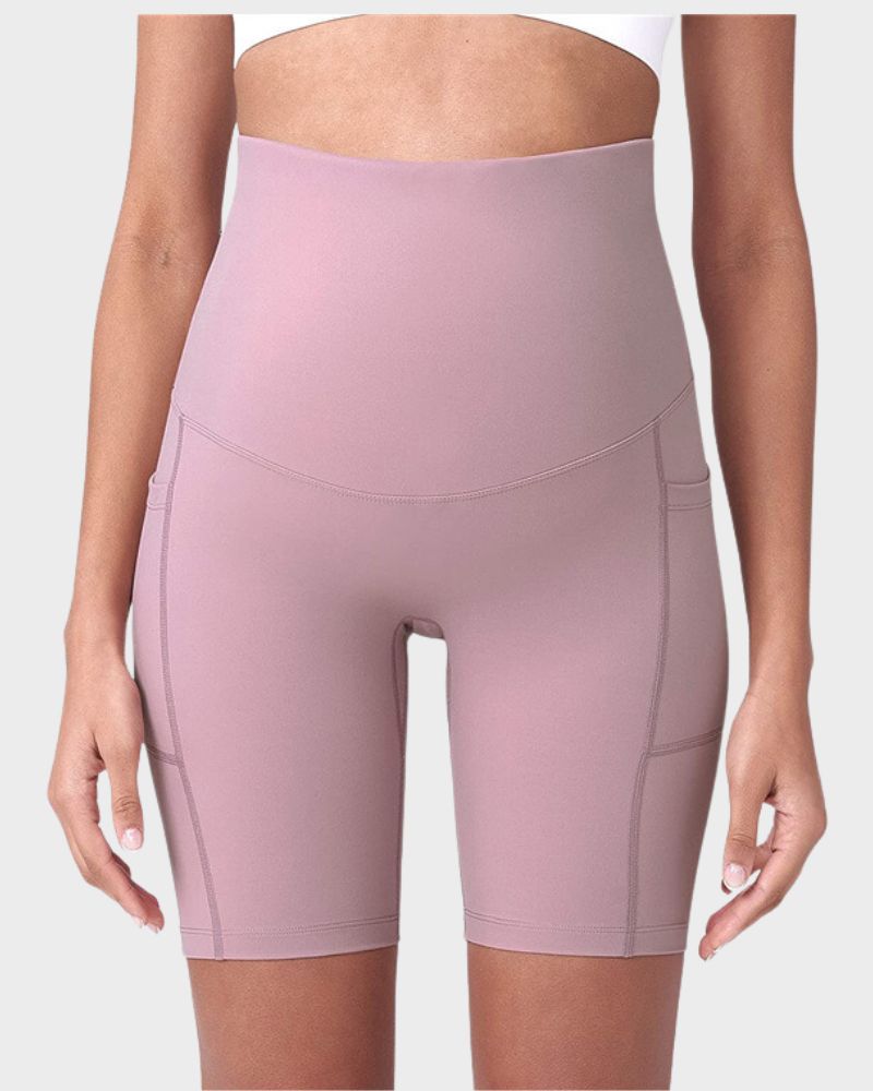 BlissShe® Ultra-Soft Stretchy Maternity Yoga Shorts