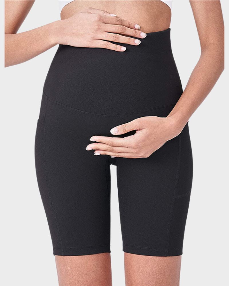 BlissShe® Ultra-Soft Stretchy Maternity Yoga Shorts