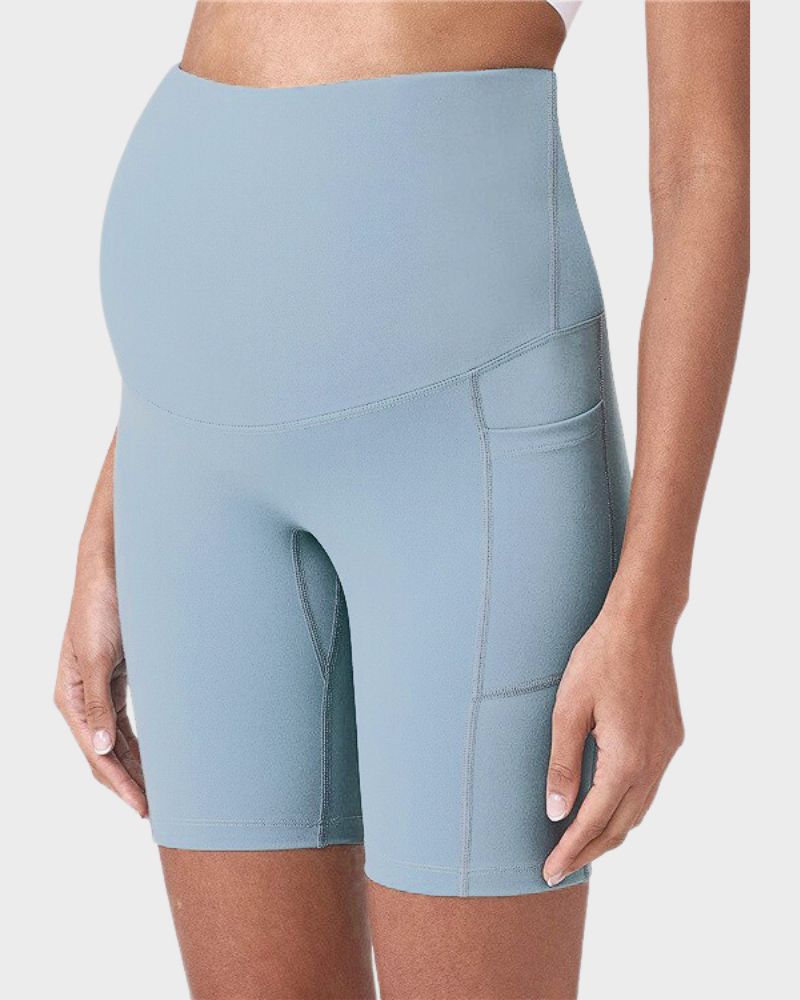 BlissShe® Ultra-Soft Stretchy Maternity Yoga Shorts