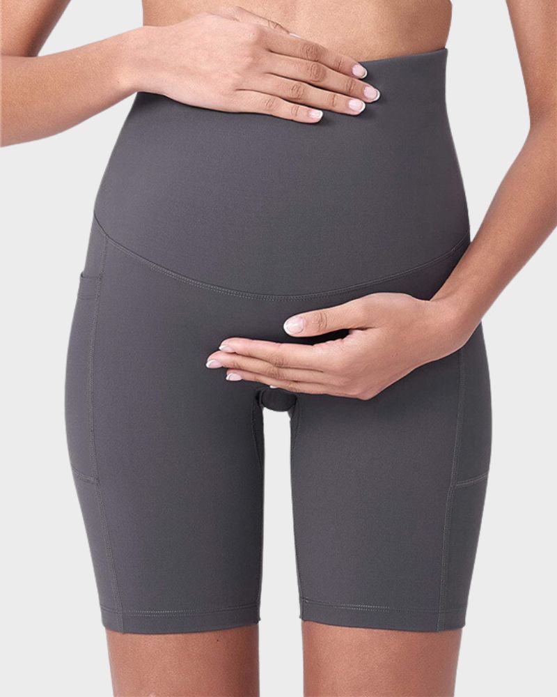 BlissShe® Ultra-Soft Stretchy Maternity Yoga Shorts