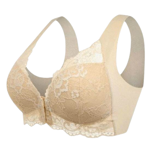 BlissShe®FRONT CLOSURE '5D' SHAPING WIRELESS BEAUTY BACK BRA(BUY 1 GET 2 FREE)-BEIGE