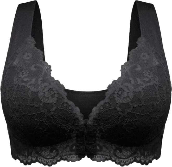 BlissShe®FRONT CLOSURE '5D' SHAPING WIRELESS BEAUTY BACK BRA(BUY 1 GET 2 FREE)-Black