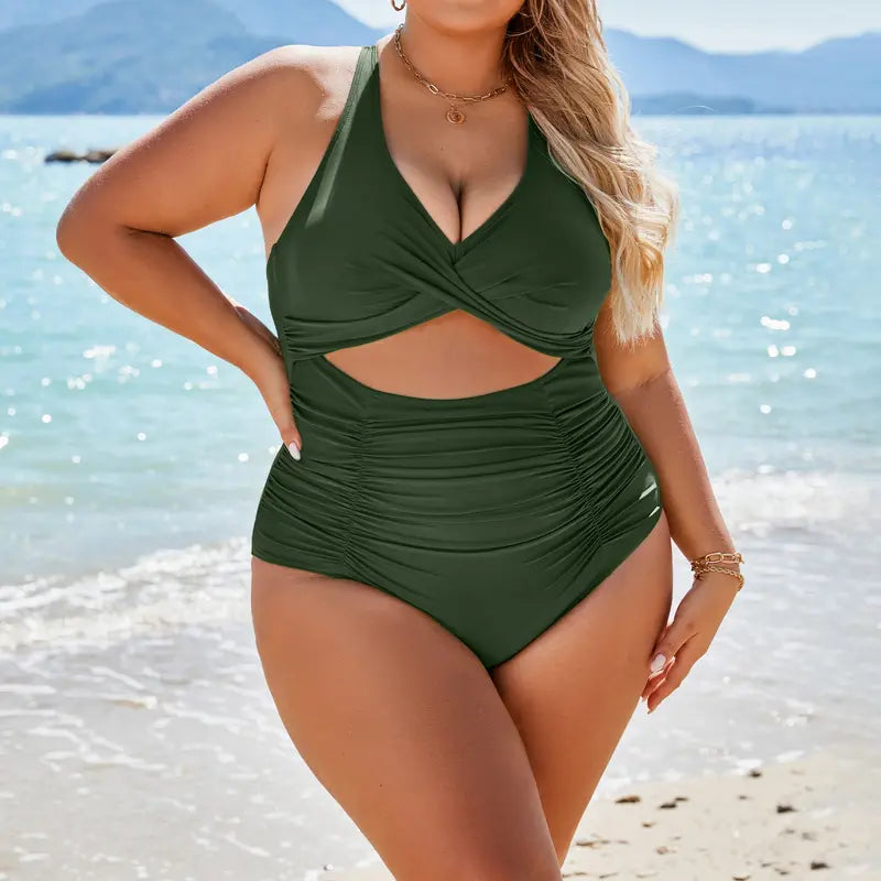 BlissShe® One Piece Swimsuits Push Up Tummy Control Bathing Suits