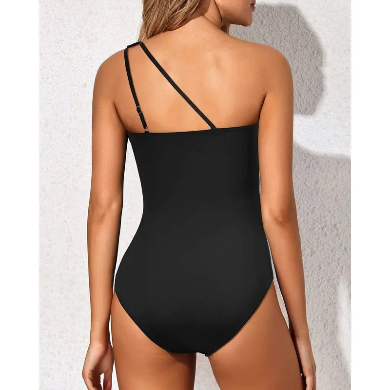 BlissShe® One Shoulder One Piece Swimsuit